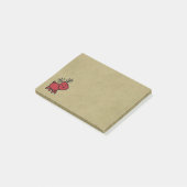 Post-it® Illustration Red Christmas Reindeer (Incliné)