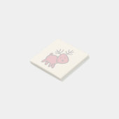 Post-it® Illustration Red Christmas Reindeer (Incliné)