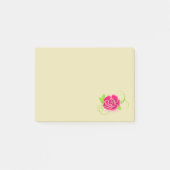 Post-it® Illustration rose (Devant)