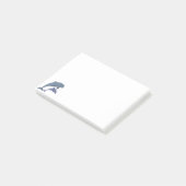 Post-it® Illustration sautante de dauphins (Incliné)