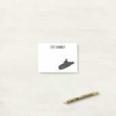 Post-it® Illustration sous-marine (Sur un bureau)