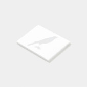 Post-it® Illustration Vintage de Blackbird Crow (Incliné)