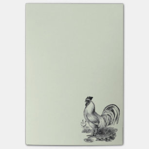 Post-it® Illustration vintage de coq