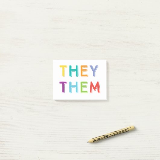 Post-it® ils les prononcent (Sur un bureau)