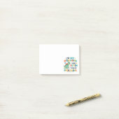 Post-it® I'm not misbehaving, I have autism (Sur un bureau)