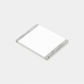 Post-it® Image Arrière - plan de la plaque diamantée en mét (Incliné)