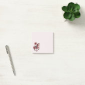 Post-it® Image de cheval de carrousel fantaisiste (Bureau)