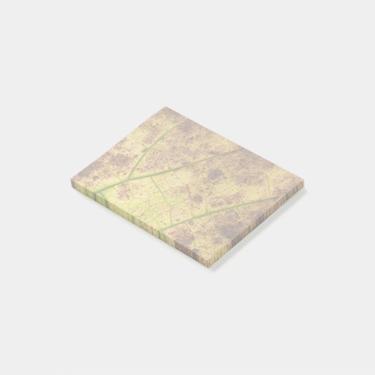 Post-it® Image Macro Terre Jaune et Brown feuille (Incliné)