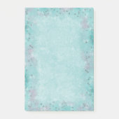 Post-it® Imaginaire Turquoise Parties scintillant Silver St (Devant)