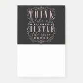 Post-it® Imaginez un milliardaire comme si vous étiez Broke (Devant)