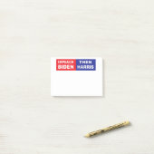 Post-it® Impeindre Biden Than Harris (Sur un bureau)