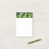 Post-it® Impression botanique verte Ivy (Sur un bureau)