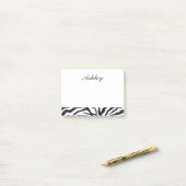 Post-it® Impression cool zèbre (Sur un bureau)