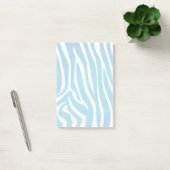 Post-it® Impression en bleu et blanc Zebra (Bureau)