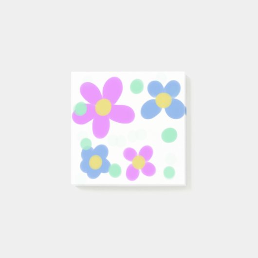 Post-it® Impression florale des points mods (Devant)
