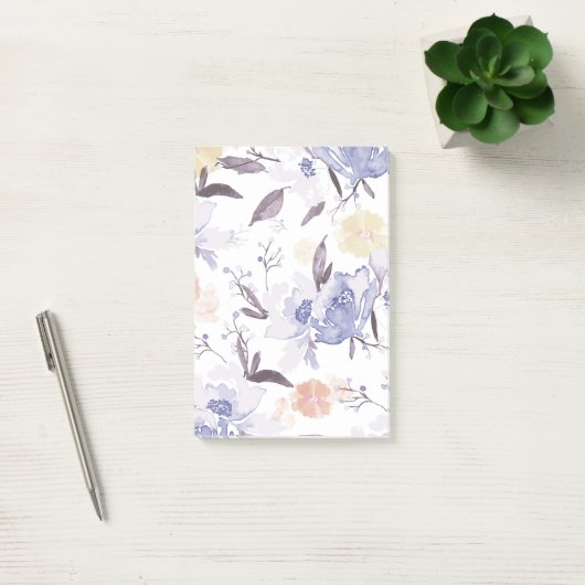 Post-it® Impression florale vintage 1 (Bureau)