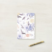 Post-it® Impression florale vintage 1 (Sur un bureau)