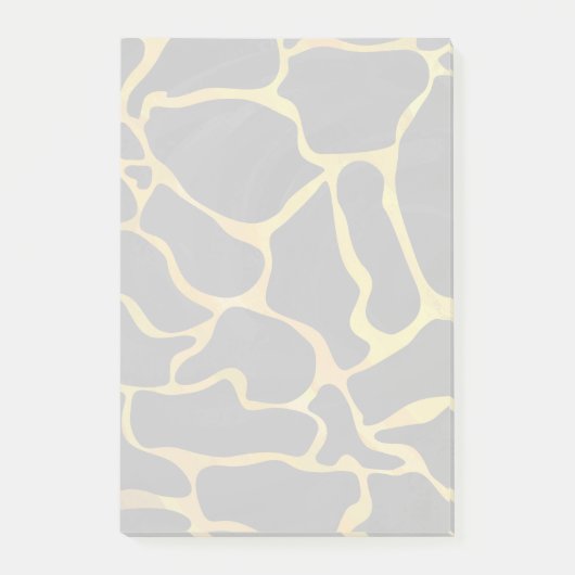 Post-it® Impression Giraffe noir et jaune (Devant)