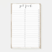 Post-it® Impression neutre Abstraite moderne du milieu du s (Devant)