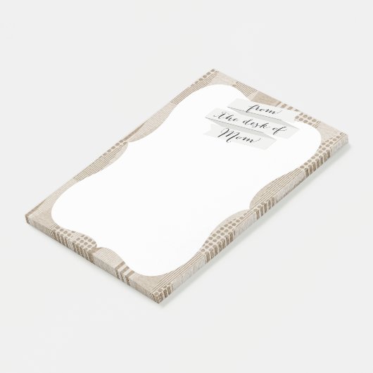 Post-it® Impression neutre Abstraite moderne du milieu du s (Incliné)