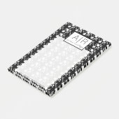 Post-it® Impression squelette fantôme de citrouille mignonn (Incliné)