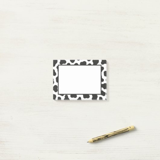 Post-it® Impression vache (Sur un bureau)
