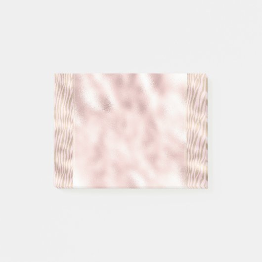 Post-it® Impression Zebra Or Blush (Devant)