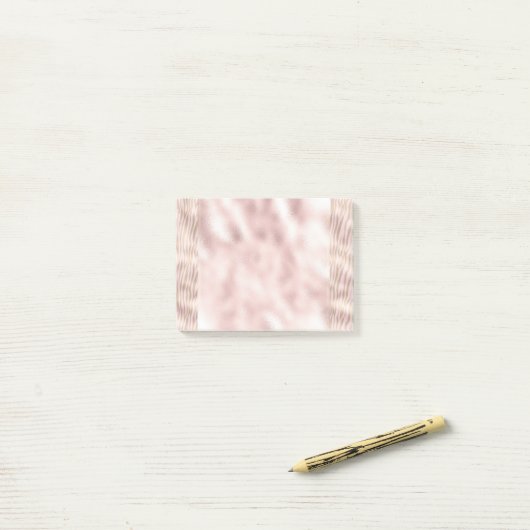 Post-it® Impression Zebra Or Blush (Sur un bureau)