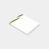 Post-it® Impression zèbre (jaune et bleu) (Incliné)