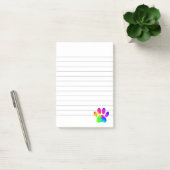 Post-it® Imprimé graphique patte de chien Tie Dye doublé (Bureau)