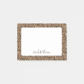 Post-it® Imprimé Léopard Monogrammé (Devant)