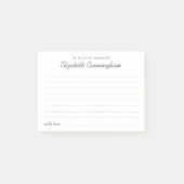 Post-it® In Love Mémoire Funeral Modern Share a Memory (Devant)