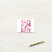 Post-it® In Loving Memory For My Niece (Sur un bureau)