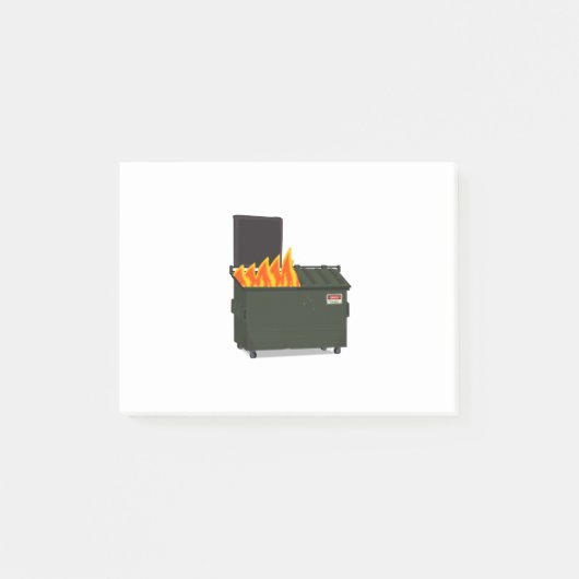 Post-it® Incendie de Dumpster (Devant)