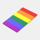 Post-it® Indicateur de la fierté arc-en-ciel (Incliné)