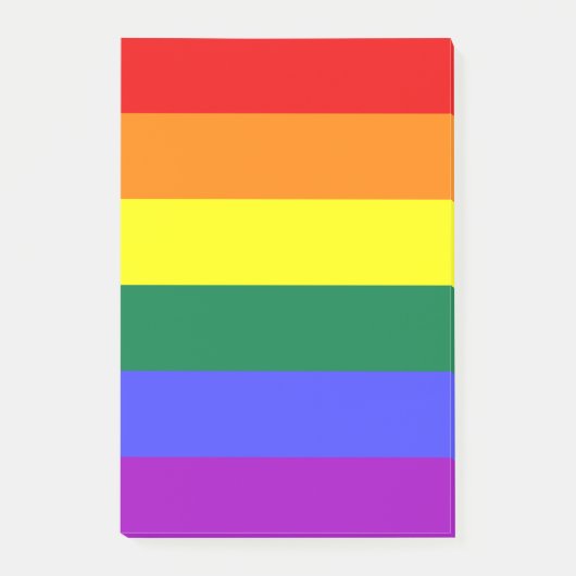 Post-it® Indicateur de la fierté arc-en-ciel (Devant)