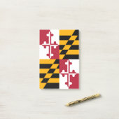 Post-it® Indicateur d'état du Maryland (Sur un bureau)