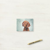Post-it® Indicateur drôle de dessin de Vizsla (Sur un bureau)