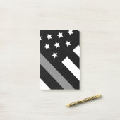 Post-it® Indicateur noir gris de l'agent de correction Note (Sur un bureau)