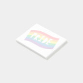 Post-it® Indicateur Rainbow de Pride (Incliné)