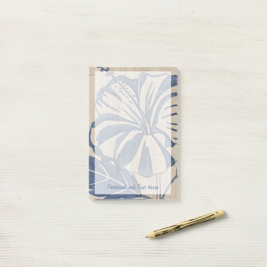 Post-it® Indigo Hibiscus (Sur un bureau)