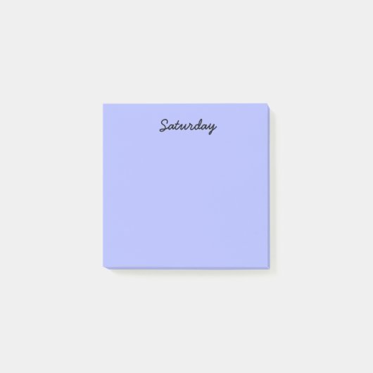 Post-it® Indigo samedi (Devant)