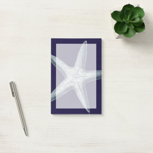 Post-it® Indigo Shells IV (Bureau)