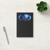 Post-it® Infini lumineux avec rose bleue (Bureau)