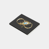 Post-it® Infinité avec plume de paon doré (Incliné)