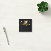 Post-it® Infinité avec plume de paon doré (Bureau)