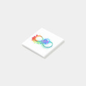 Post-it® Infinity avec Rainbow Jellyfish (Incliné)
