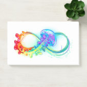 Post-it® Infinity avec Rainbow Jellyfish (Bureau)