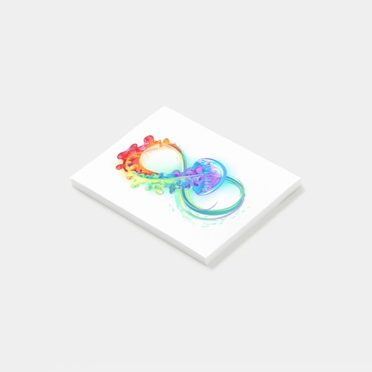 Post-it® Infinity with Rainbow Jellyfish (Incliné)