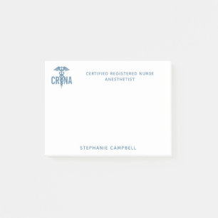 Post-it® Infirmière anesthésiste certifiée CRNA personnalis
